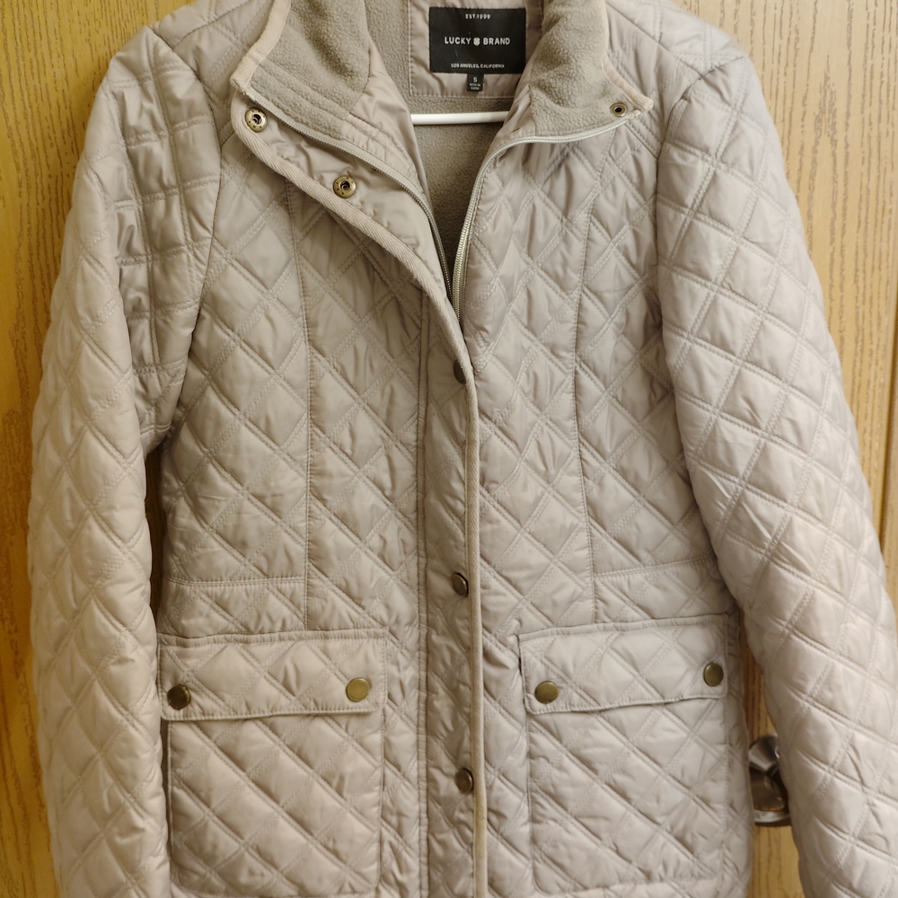 Lucky Brand Women's Quilted Jacket - Cream
